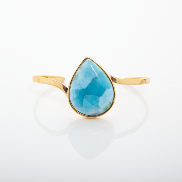 Larimar Gold Vermeil Cuff Liora