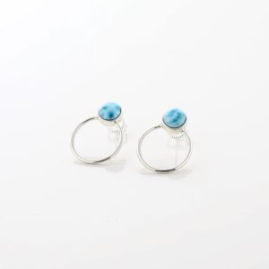 Larimar Earrings